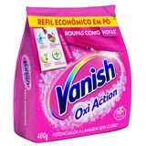 Tira Manchas Vanish em Pó Oxi Action para roupas coloridas Refil Econômico 400g