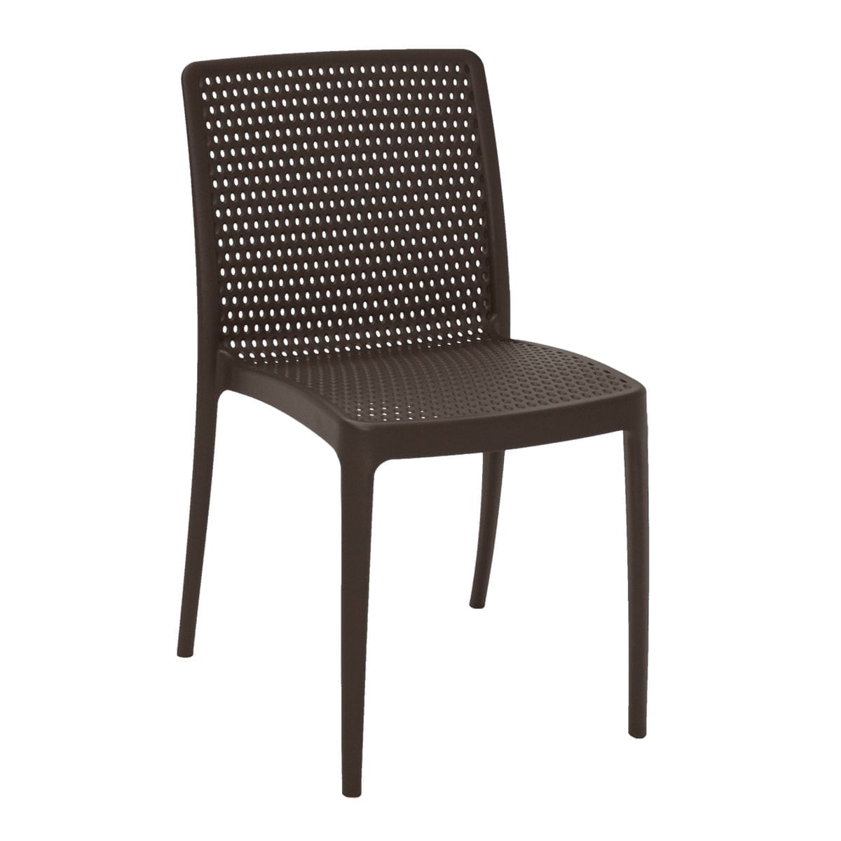 Cadeira Tramontina 92150109 Isabelle Polipropileno E Fibra De Vidro Marrom