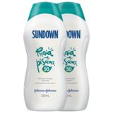 Kit 2 Protetor Solar Sundown Praia e Piscina FPS 50 350ml
