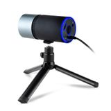 Microfone Gamer Warrior Eloy Streaming Usb Com Cancelamento De Ruido Ph337