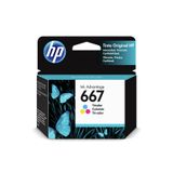 Cartucho Tinta Hp 667 Colorido - 3ym78ab