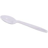 Colher Plastica Descartavel Refeicao Premium Cristal