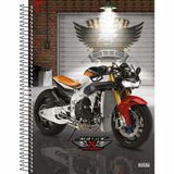 Caderno Espiral 1/4 Capa Dura Super Motos 80F