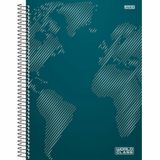 Caderno Espiral 1/4 Capa Dura WORLD CLASS 80F