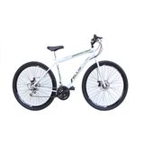 Bicicleta Aro 29 Freio à Disco 21 M Velox Branca/Verde - Ello Bike