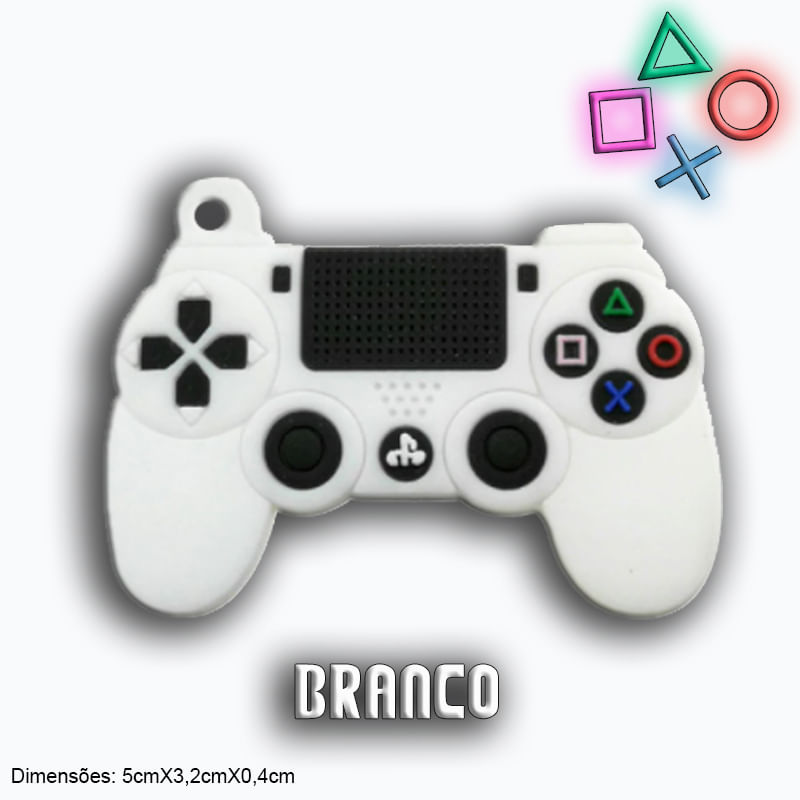 Chaveiro Gamer Controle Playstation Emborrachado