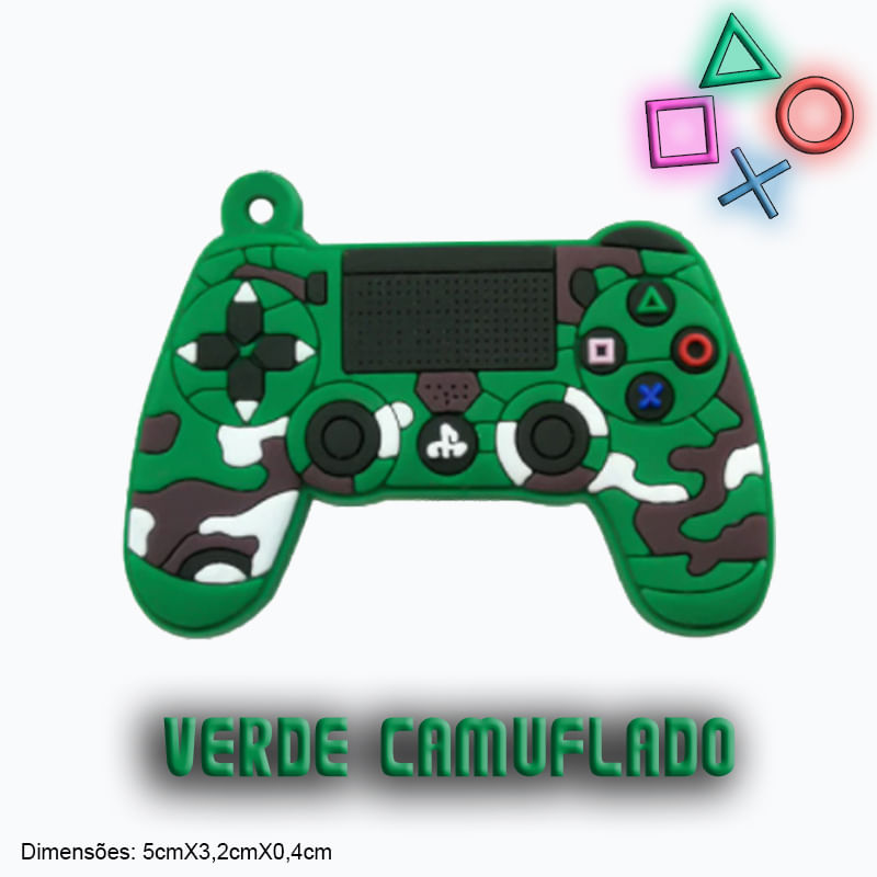 Chaveiro Gamer Controle Playstation Emborrachado