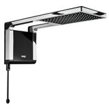 Chuveiro Eletrônico Lorenzetti Acqua Storm Ultra - Preta Cromada