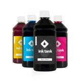 Kit 4 Tintas  Epson L395 Corante Ecotank CMYK 500 ml - Ink Tank KIT 4