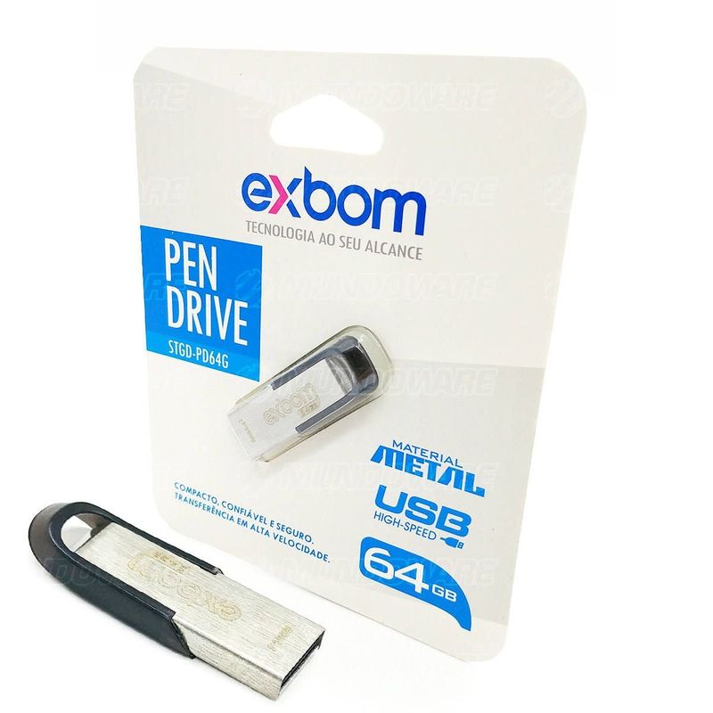 Pen Drive Exbom 64gb - Stgd-pd64g