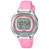 Relógio CASIO STANDARD feminino digital rosa LW-203-4AVDF