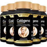 5x Colageno Hidrolisado Gelatina Em Cápsulas Softgel