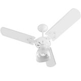 Ventilador de Teto New Delta Light Taça 127V 130W Venti Delta Branco