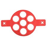 Forma De Silicone Para Panquecas E Ovos Mimo Style Vermelho