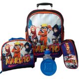 Kit Mochila Infantil Naruto Sakura Rodinhas