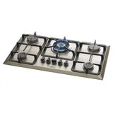 Cooktop Fischer 5Q TC Gás Mesa Inox Bivolt