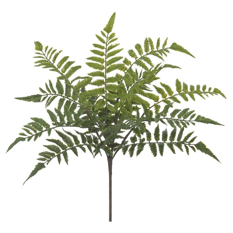 Planta Artificial Buquê Folha De Samambaia 40 Cm Real Toque