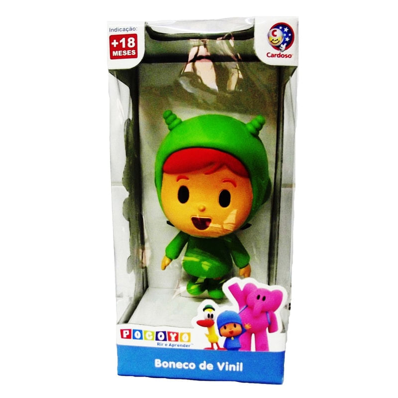 Boneco Nina De Vinil Macio Desenho Infantil Pocoyo - Cardoso em