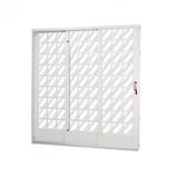 Porta de Correr Aço 3 Folhas com Vidro Liso Minas Sul MGM 215cmx200cm Branco