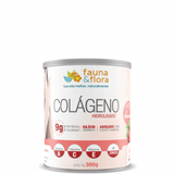 Colágeno Hidrolisado 300g Com Vitaminas - Morango Morango