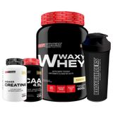 Kit Waxy Whey 900g+ Bcaa 100g+ Power Creatina 100g