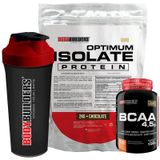 Kit Optimum Isolate Whey Protein 2kg+ Bcaa 100g