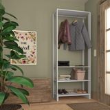 Módulo para Closet 1 Cabideiro 3 Prateleiras Yes Nova Mobile