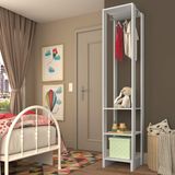 Módulo Closet 1 Cabideiro 3 Prateleiras Yes Nova Mobile