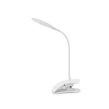 Luminária Mesa Led Grampo Garra Presilha Pregador Branco