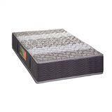Colchão Solteiro Espuma 18cmx78cmx188cm Orthopedic Sankonfort Marrom/Bege Estampado