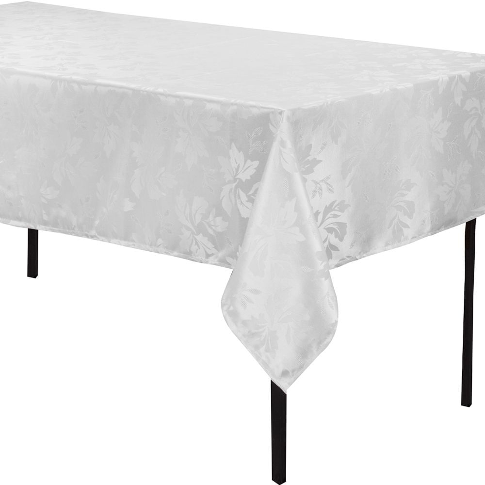 Toalha De Mesa Luxo 6 Lugares Jacquard Original Grosso