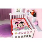 Cobertor  Disney Baby Minnie Bercinho Jolitex  Vermelho