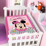 Cobertor  Disney Baby Minnie Bercinho Jolitex  Rosa