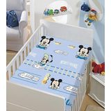 Manta De Microfibra Soft Disney Baby Mickey Trenzinho  Azul