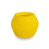 Vaso De Planta Pequeno Decorativo Polietileno 15x20 Amarelo