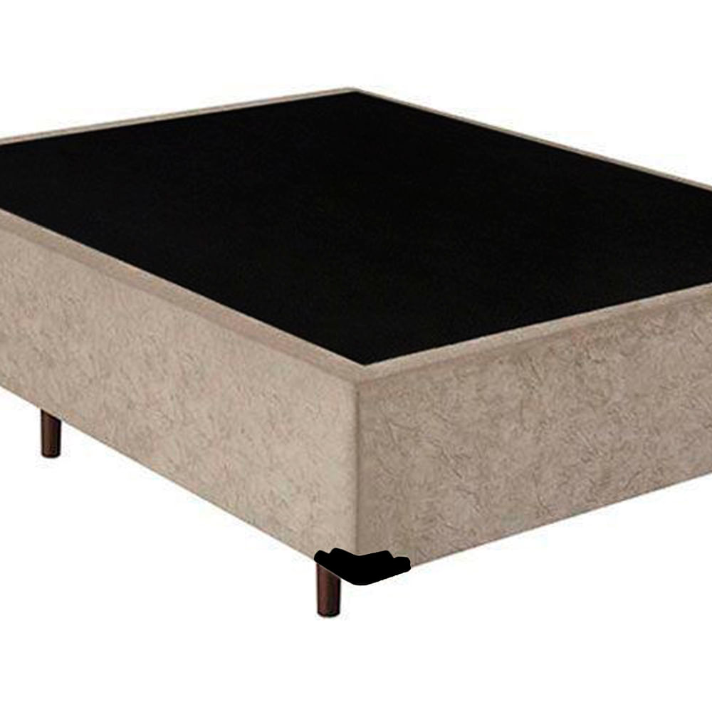 Cama-Box-Casal-Colchao-Molas-Black-Graphite-Anjos---Box-Suede-Bege--48x138x188-