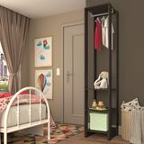 Modulo Closet 1 Cabideiro 3 Prateleiras Yes Nova Mobile