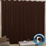 Cortina Blackout para Sala e Quarto Tabaco Varão 2m Cotex