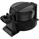 BLACK DECKER Máquina de Waffle Rotativo 1200W Preto 110V