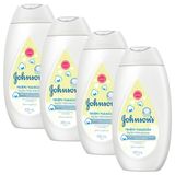 Kit 4 Hidratantes Corporal Recém-Nascido Johnson's Baby 200ml