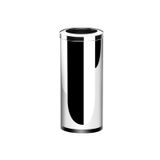 Lixeira inox com aro decorline lixeiras