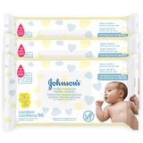 Kit Johnson's Baby Toalhinhas Recém-Nascido 288 unidades