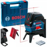 Nível À Laser De Linhas Gcl 2-15 Com Maleta, Base Magnética E Clipe De Teto Bosch