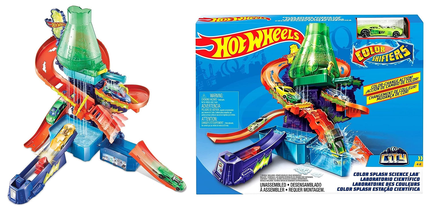 Pista Hot Wheels Estação Científica Color Shifters - Mattel