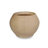 Vaso De Planta Cilindríco Decorativo Polietileno 25x30 Areia