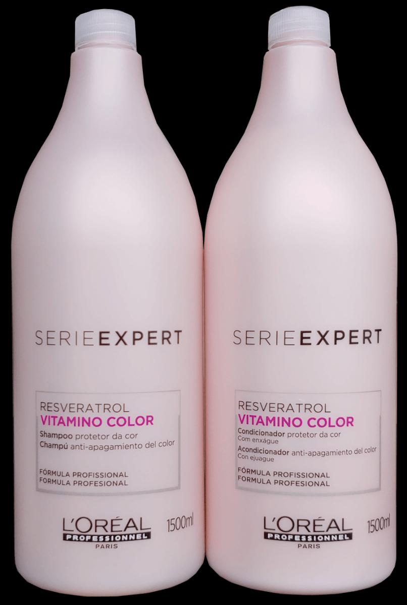 Kit Loreal Vitamino Color Shampoo e Condicionador 1500ml