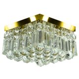 Lustre De Cristal Legitimo Wonderwall 20x20 Dourado