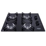 Fogão Cooktop 4 Bocas Askoi Preto Bivolt