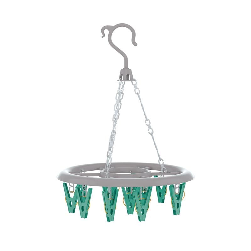 Mini Varal Redondo com 16 Prendedores Flash Limp