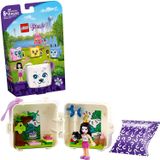 Lego Friends Emma's Dalmatian Cube 41663 Building Kit, Puppy Toy Creative Gift For Kids Vem Com Um Brinquedo Emma Mini-doll, Novo 2021 (41 Peças)